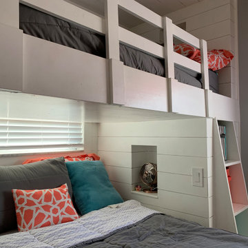 Built in bunk beds