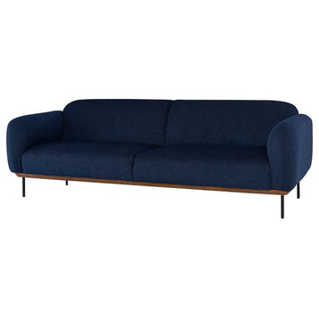 Nuevo Furniture Benson Triple Seat Sofa in True Blue