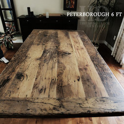 Modern Reclaimed Wood Tables - Products