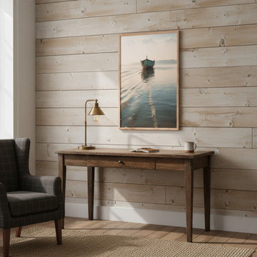 Awaiting Departure Rustic Farmhouse Style Wall Art Prints