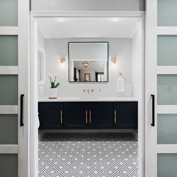 guest bedroom + bath