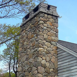 Cedar Creek & Old New England Wall Mosaic Chimney - Siding And Stone Veneer