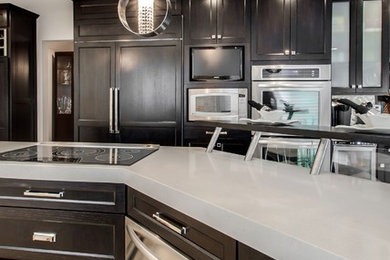 Inspiration for a contemporary kitchen remodel in Chicago