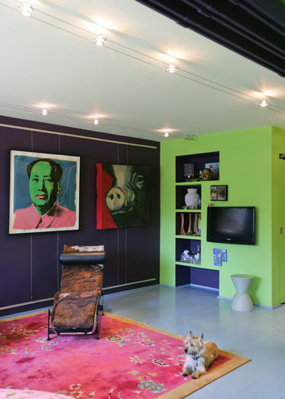 Фьюжн Гостиная by Rodriguez Studio Architecture PC