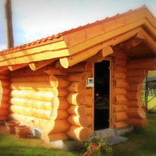 Saunabau: Natursammsauna
