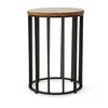 GDF Studio Colburn Outdoor Natural Finished Acacia Wood 15" Accent Table