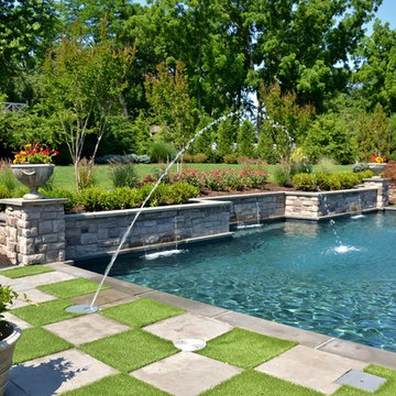 Elegant Swimming Pool Backyard