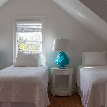 Sullivan's Island on the Waterway - Bedroom with pitched roof