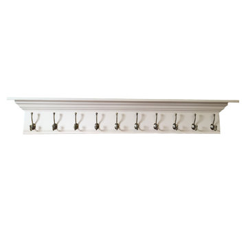 Wall Coat Rack Fancy Mantel Coat Rail