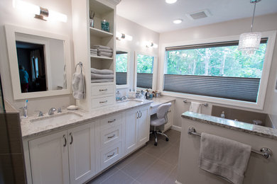 Example of a trendy bathroom design in Other