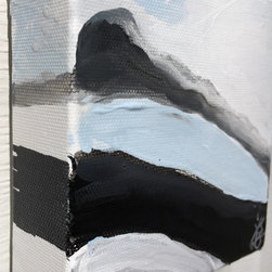Winter Beach I - Side view - Paintings