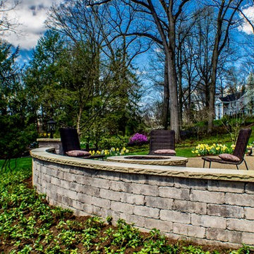 Spring Flowers and Fire Pit in Sewickley