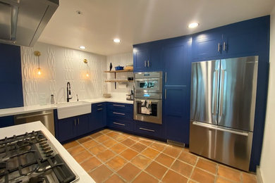 Inspiration for a 1960s kitchen remodel in Los Angeles