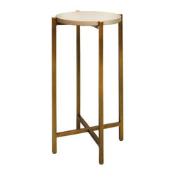 Worlds Away - Worlds Away Fitz Shagreen Cigar Table - Side Tables And End Tables