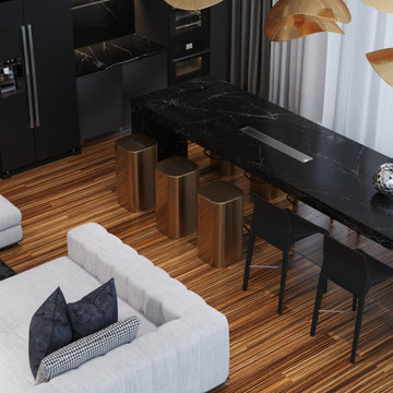"Neva Towers" apartment design