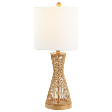 Magnus Bamboo Table Lamp Natural Safavieh