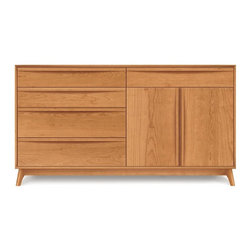 Catalina 2 Door, 5 Drawer Cherry Buffet - Buffets And Sideboards