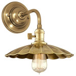 Hudson Valley - Hudson Valley Heirloom One Light Wall Sconce 8000-HN-MS3 - One Light Wall Sconce from Heirloom collection in Historic Nickel finish. Number of Bulbs 1. Max Wattage 60.00. No bulbs included. Our Heirloom family allows you to express your own personal style. All choices begin with our early-electric socket holders, which we cast to industrial standards. Details such as our monogram paddle switch add distinction. The included Edison-style carbon filament bulb is attractive on its own, it`s equally so when paired with any of its various shade options. Each beautiful finish contributes toward a distinct look. Choose either a cloth-sheathed wire suspension or a metal stem attached to a hang-straight canopy. Optional wire bulb guards accentuate its industrial characteristics, they can be added with or without an accompanying metal shade. No UL Availability at this time.