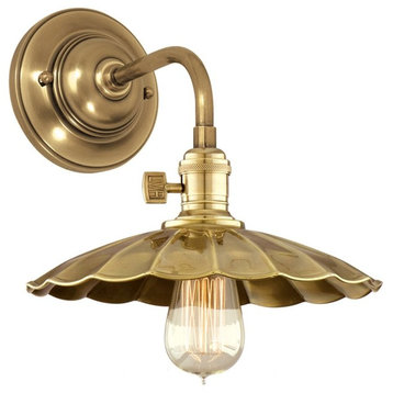 Hudson Valley Heirloom One Light Wall Sconce 8000-HN-MS3