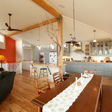 2nd floor- Kitchen, living and dining