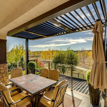 South Calgary Upper and Lower Deck StruXure Pergola Screen Room