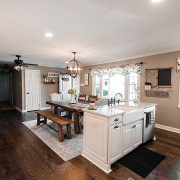 Massive Open Plan Kitchen and Dining Remodel