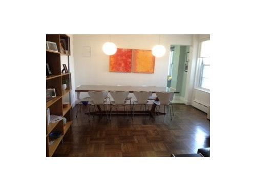 What Size Rug For My Dining Room Or If I Should Only Cover The First Half Of Room And No Rug Under Table Thanks