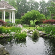 love the gazebo and the pond