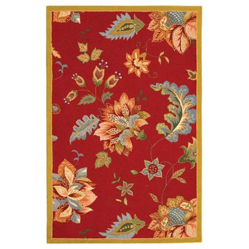 Safavieh Chelsea Collection HK306 Rug, Red, 2'9"x4'9"