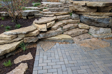 Mountain style home design photo in Milwaukee