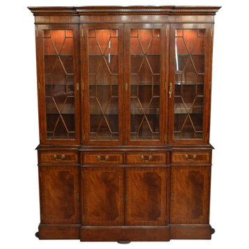 Four Door Breakfront China Cabinet by Leighton Hall