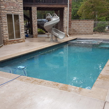Concrete Pool And Spa In Branson West Missouri