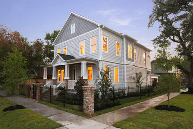 Inspiration for a craftsman exterior home remodel in Houston