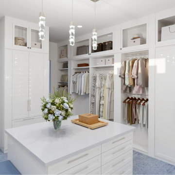 Modern Luxe Walk-In Closet