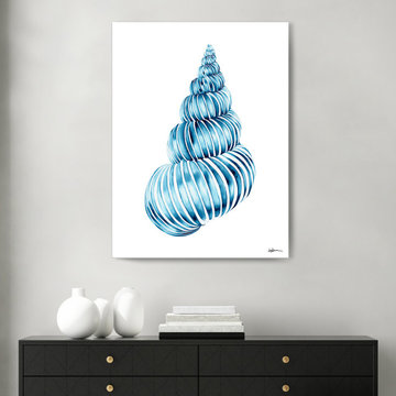 'Ocean Swirl' Wrapped Canvas Wall Art