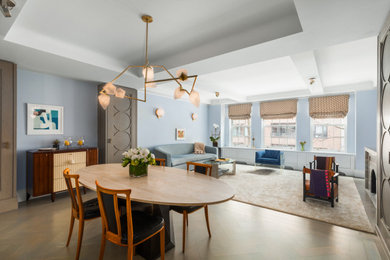 Dining room photo in New York