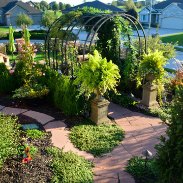 Corner lot Courtyard