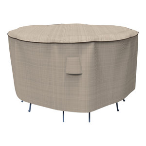 Neverwet Mojave Round Patio Table And Chairs Combo Covers Contemporary Outdoor Furniture Covers By Budge