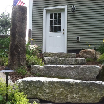 Aged Granite Steps