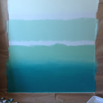 DIY Ombre Wall