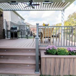 Deckorators Voyage Decking in the color Mesa - Deck Tiles And Planks