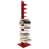 Sapiens 60" Bookcase/Shelf/Shelving Tower, Red