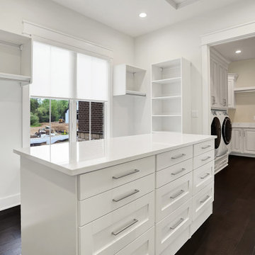 White Accented Ranch With Poolhouse