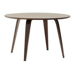 Cherner Round Table - 48in, Walnut | Design Within Reach - Dining Tables