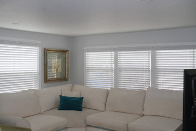 After: Living Room with Budget Blinds