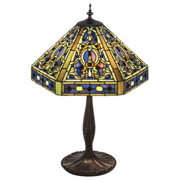 Meyda lighting 31117 24"H Tiffany Elizabethan Table Lamp