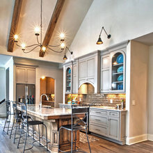 Crown Molding for Arched Entryway to Kitchen