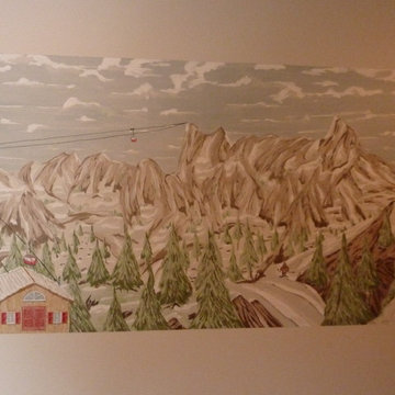 alpine mural