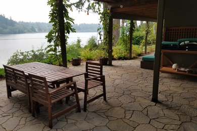 Inspiration for a patio remodel in Seattle