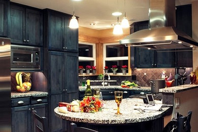 Kitchen - contemporary kitchen idea in Other